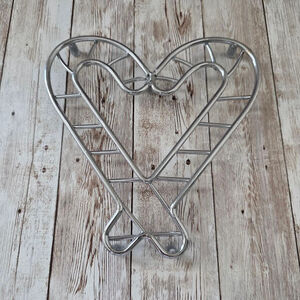 Silver Heart Shaped Trivet
